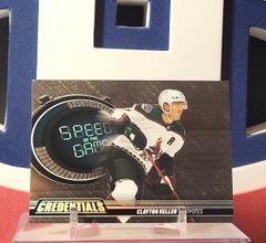 Clayton Keller 2023-24 - Speed Of The Game #Sg-10 Credentials Upper Deck